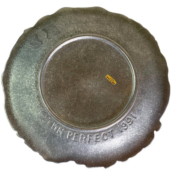 Embossed African Wildlife Animal Metal Plate 3D 7.5" TWN Perfect Vintage 1991 - Picture 7 of 10